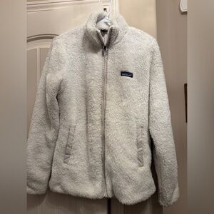 Patagonia Women's White Los Gatos Fleece Jacket Size M